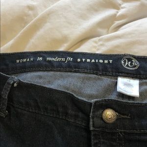 Dress Barn W62 Dark wash jeans.